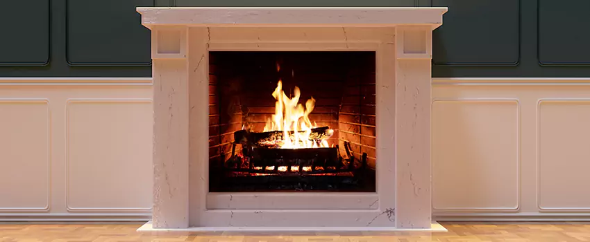 Decorative Electric Fireplace Installation in Muskegon, Michigan