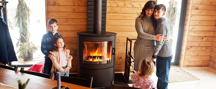 Morso Cast Iron Fireplace Insert Installation in Muskegon, Michigan