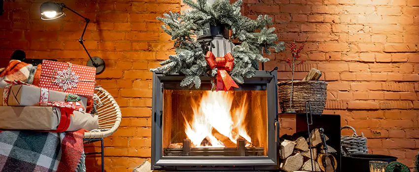 Travis Industries Linear Gas Fireplace Installation in Muskegon, Michigan