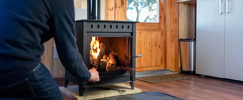 Open Hearth Wood Fireplace Installation in Muskegon, MI