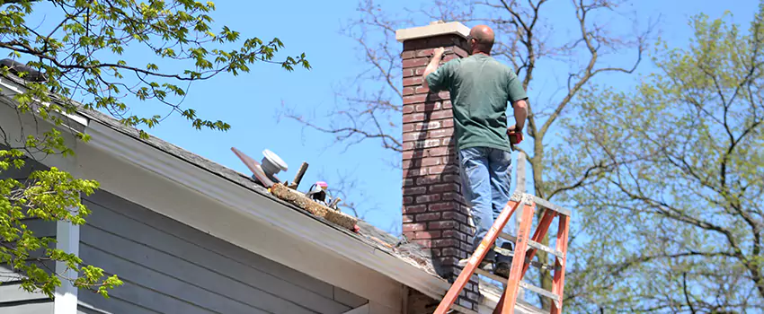 Vinyl and PVC Chimney Flashing Installation in Muskegon, MI