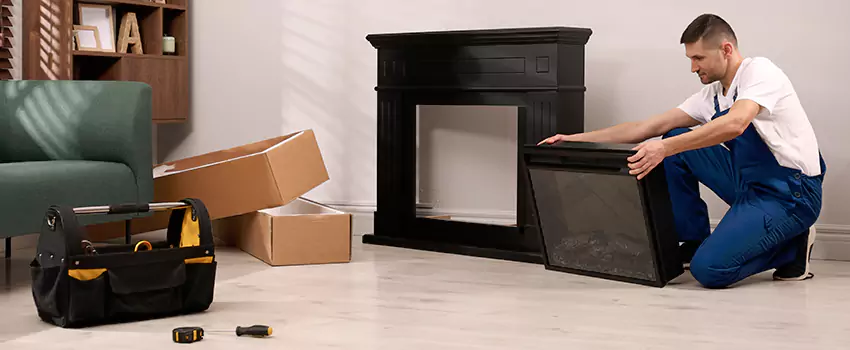 Old Rusted Metal Fireplace Repair And Replacement in Muskegon, MI