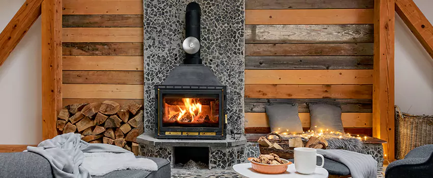 Thelin Hearth Products Direct Vent Gas Stove Fireplace Inspection in Muskegon, Michigan